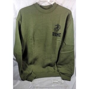 Elite‎ Issue DLA Defense Logistics Marine Corp USMC PT Sweatshirt - Green - M